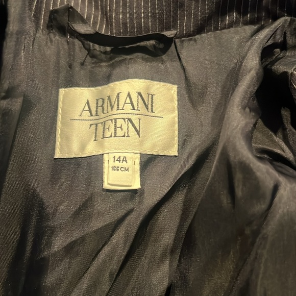 ARMANI TEEN PINSTRIPE BLAZER - Picture 7 of 7